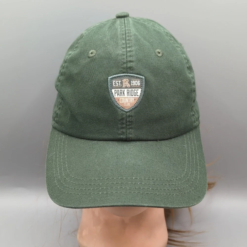 Park Ridge Country Club Golf Hat Cap Green Ahead Extreme Fit Strapback